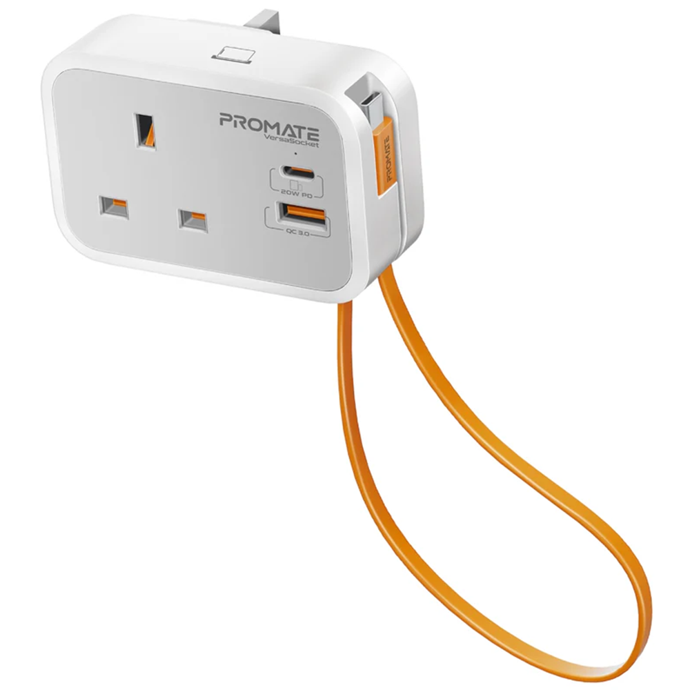 Promate VersaSocket Multi-Function AC Socket Charger Promate VersaSocket Multi-Function AC Socket Charger